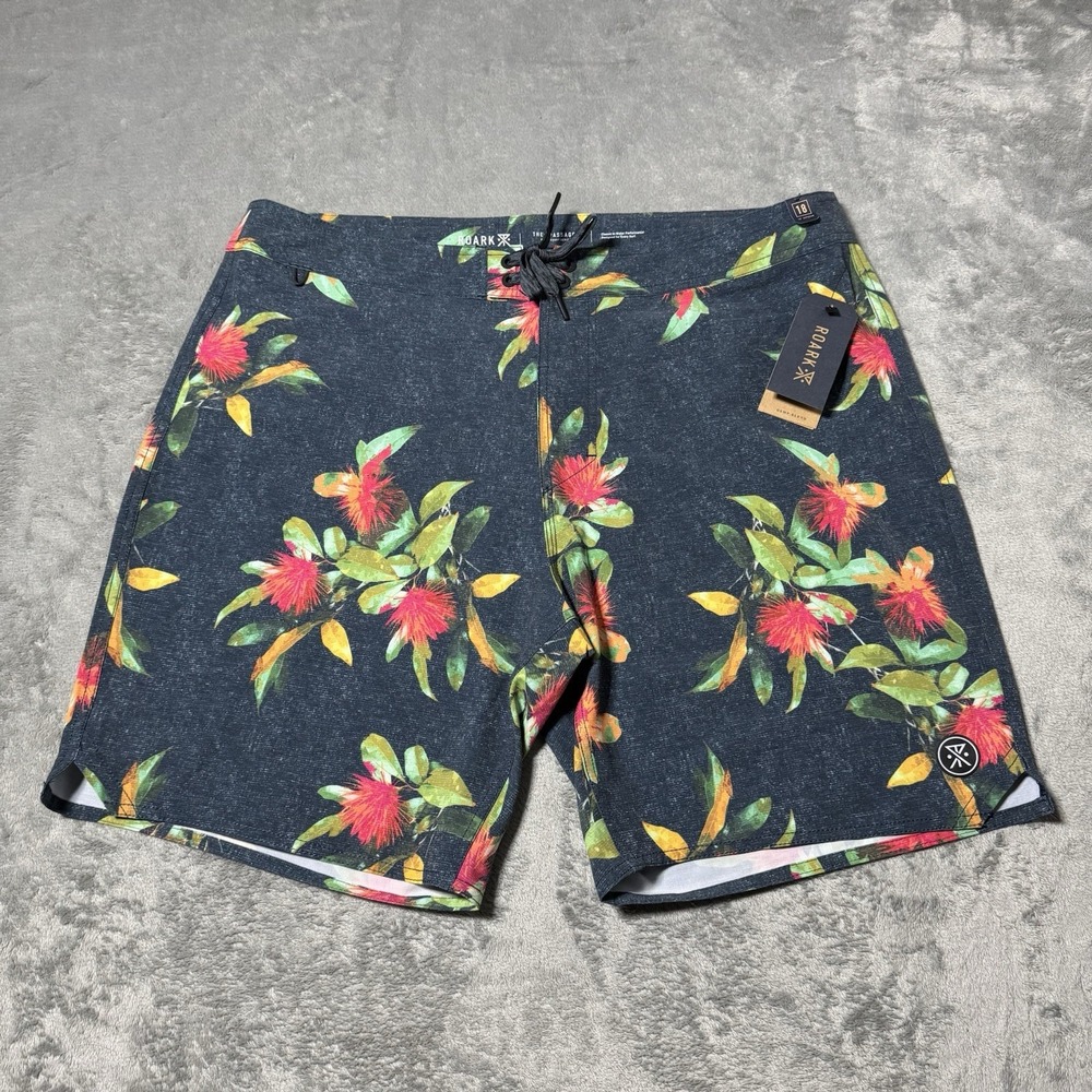 Roark‎ Men's Passage 18" La Selva Board Shorts Swim Dark Navy RB402 Size 36